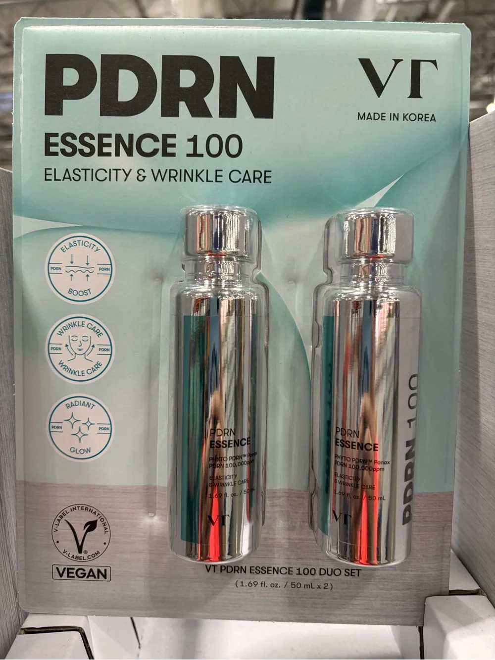 Essence 100 Silver Face Serum Duo - Elasticity & Wrinkle Care